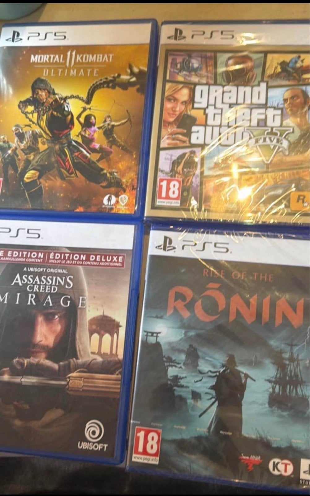 4 jeux ps5 neuf, Enlèvement ou Envoi, Comme neuf