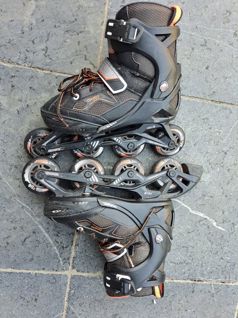 Inline skates, Sport en Fitness, Skeelers, Verstelbaar, Kinderen, Zo goed als nieuw, Inline skates 4 wielen