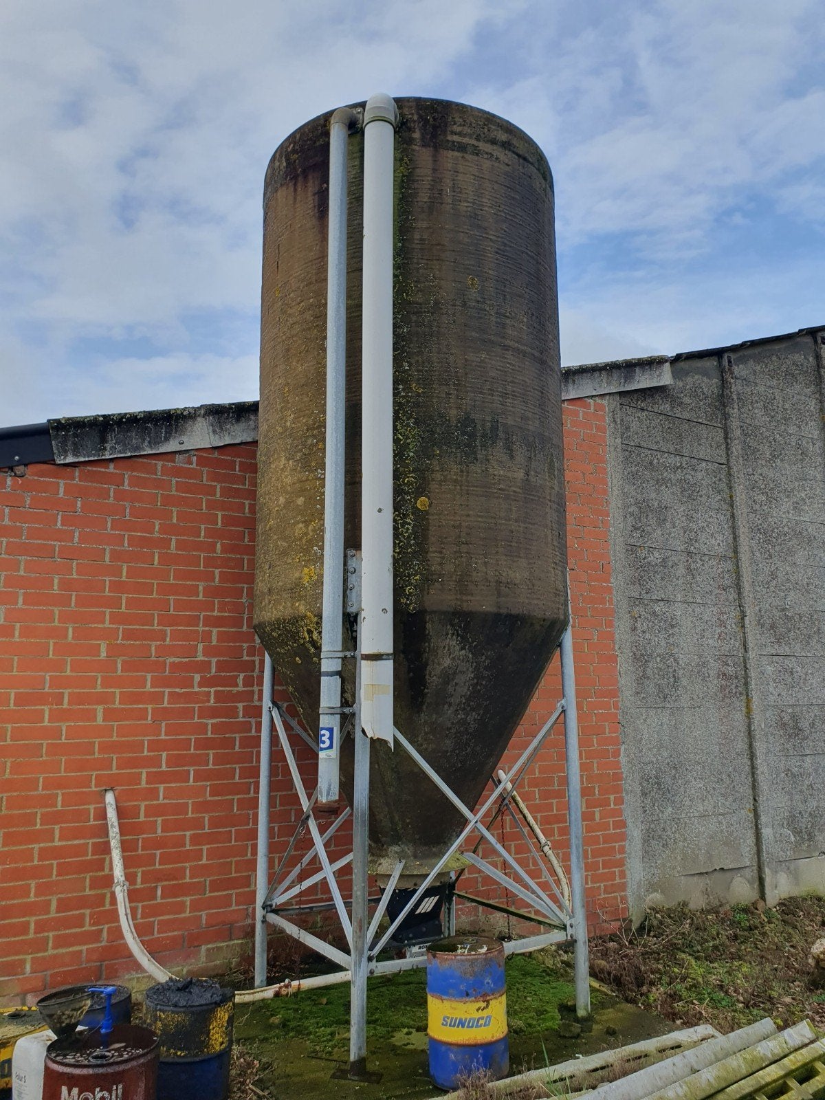 Meelsilo 7 ton, Enlèvement