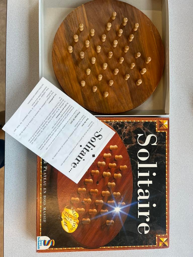 Jeu de plateau Solitaire, Enlèvement ou Envoi