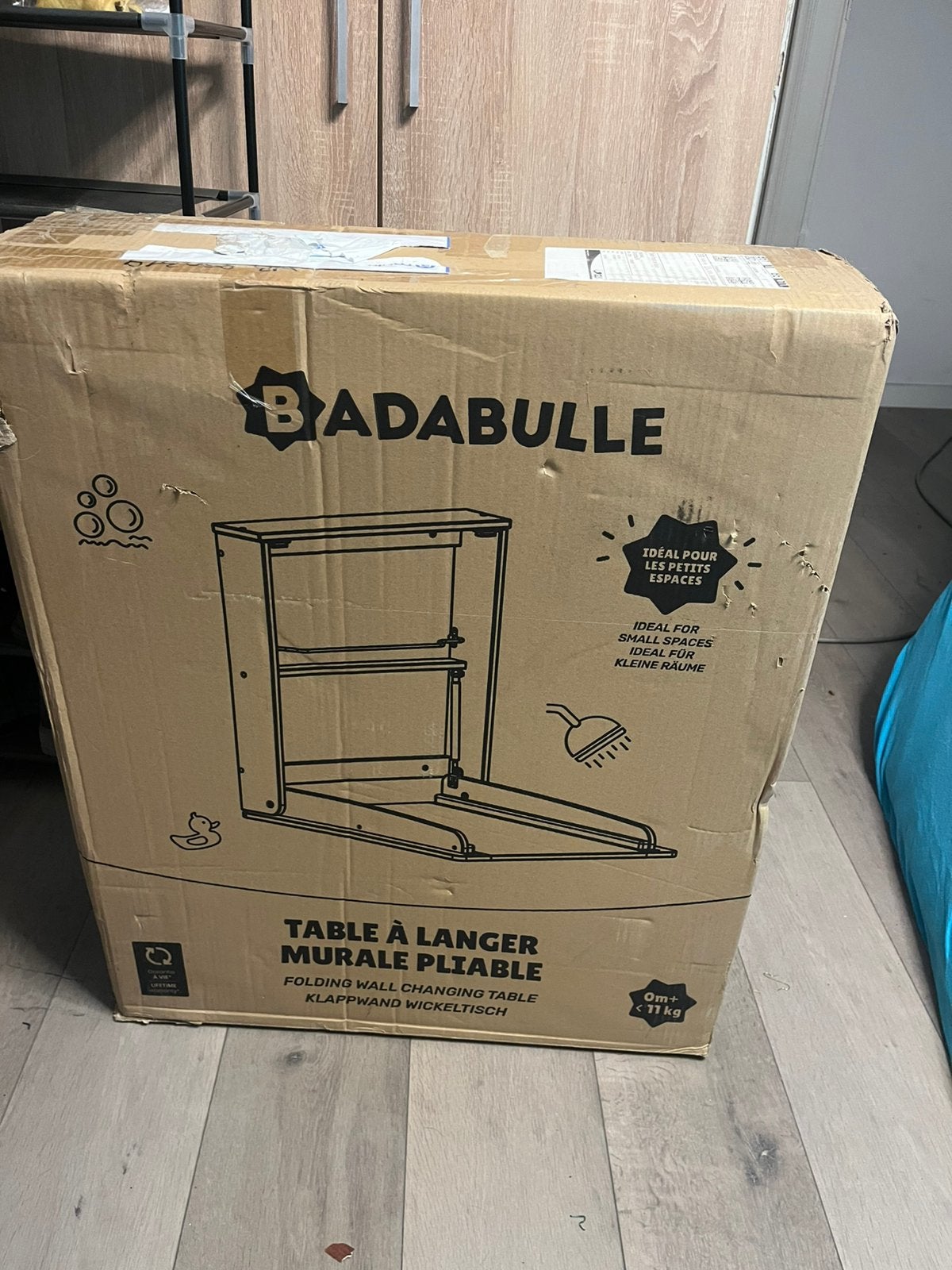 Muurtafel voor babyverzorging, Ophalen, Nieuw