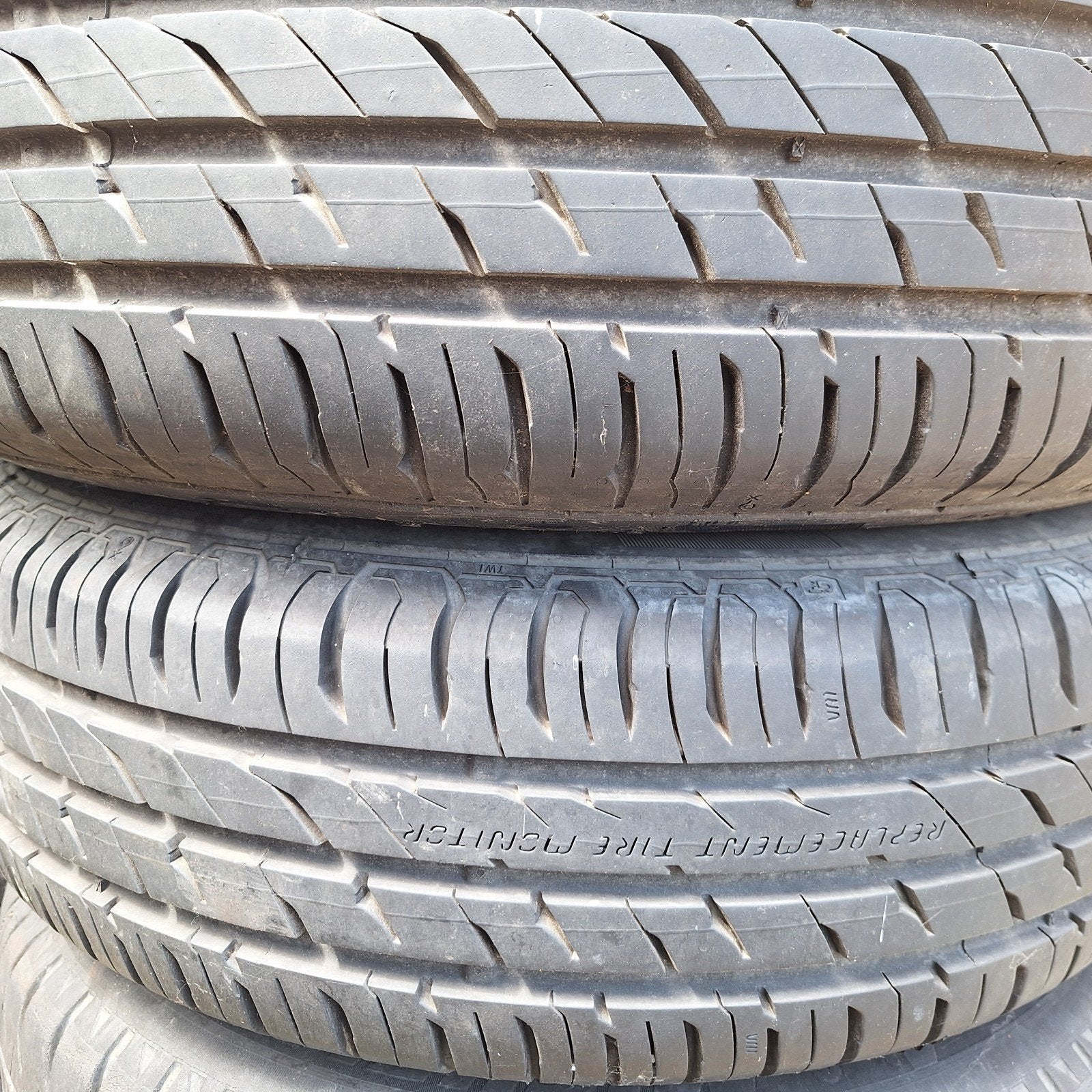 2 Michelin 195 65 r15-banden +2 General Alltimax one-banden, Ophalen, Gebruikt, 15 inch, Band(en)