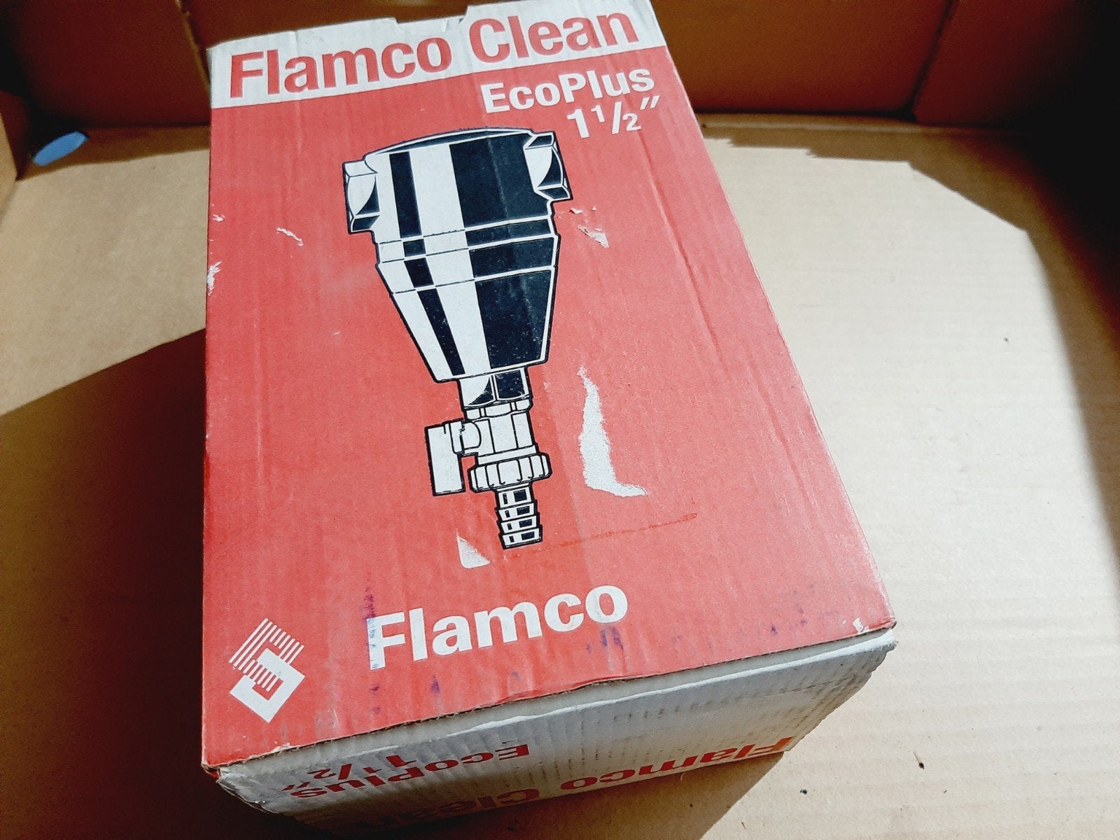 Flamco Clean EcoPlus 1 1/2" vuilafscheider met isolatie, Ophalen of Verzenden, Nieuw