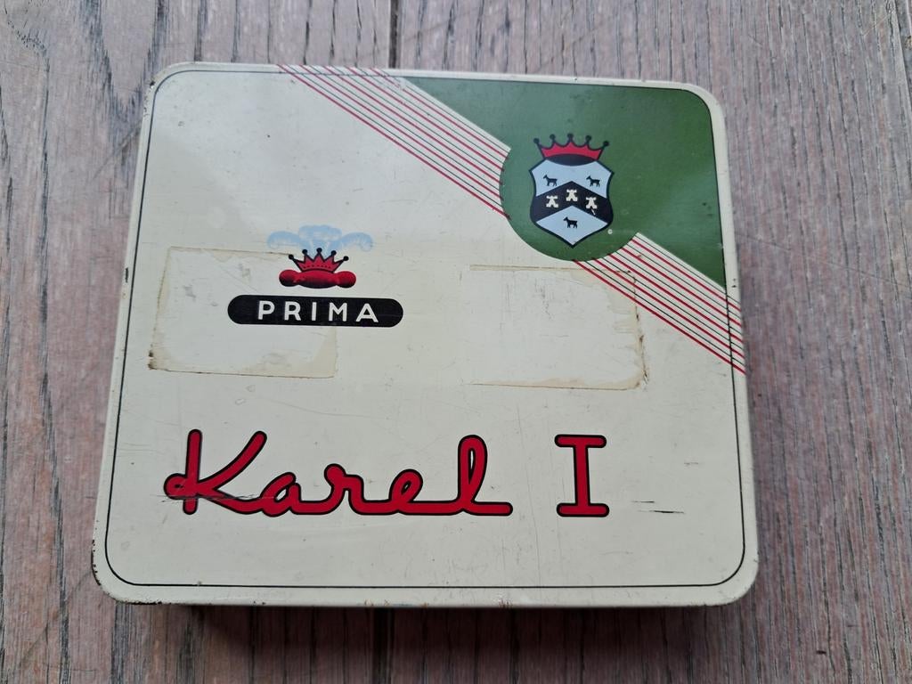 Oud sigarendoosje Karel I, Verzamelen, Ophalen of Verzenden