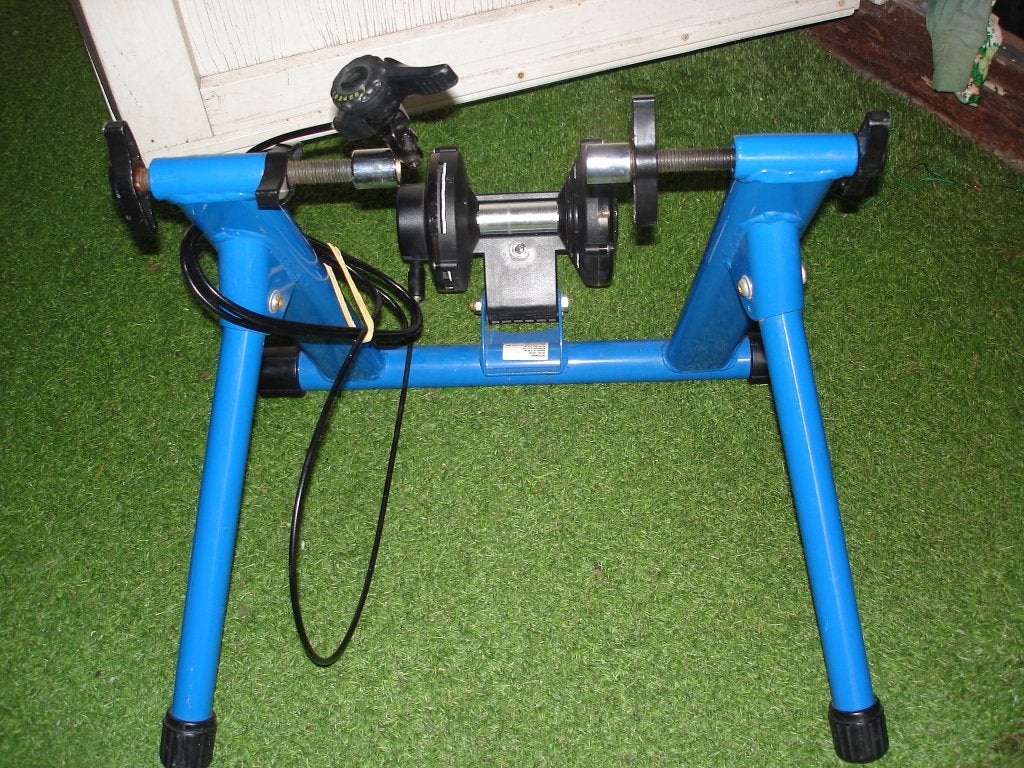 Fietstrainer Dutchport high Power Blauw, Sport en Fitness, Wielrennen, Zo goed als nieuw, Overige typen, Ophalen