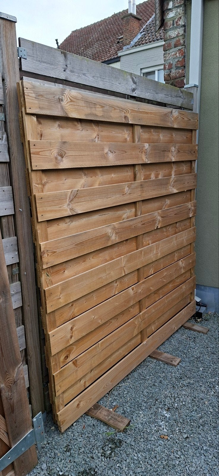 3 Tuinschermen en 1 poort Jumbo, Ophalen