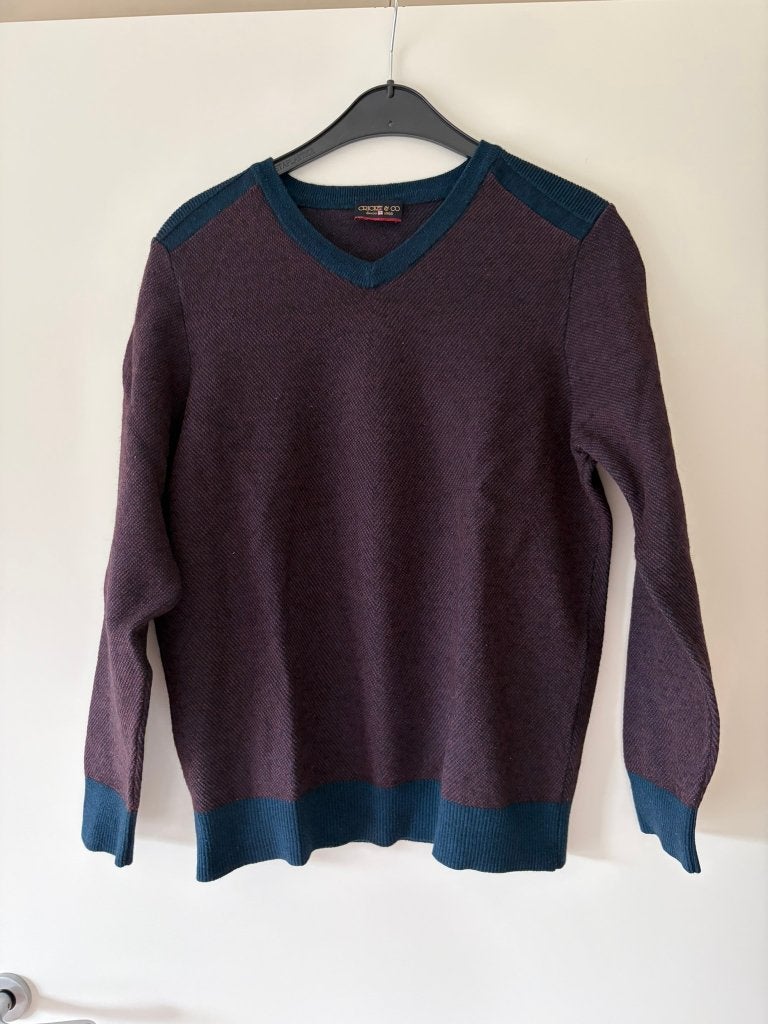Trui Cricket & Co valt als maat M, Vêtements | Hommes, Enlèvement ou Envoi, Comme neuf, Cricket & Co, Bleu