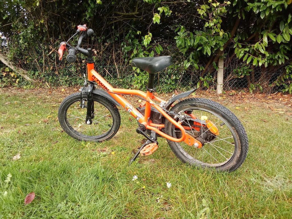Vélo 14" B-Twin Robot 500, Vélos & Vélomoteurs, Frein sur jante, Enlèvement, Utilisé, BTwin Décathlon