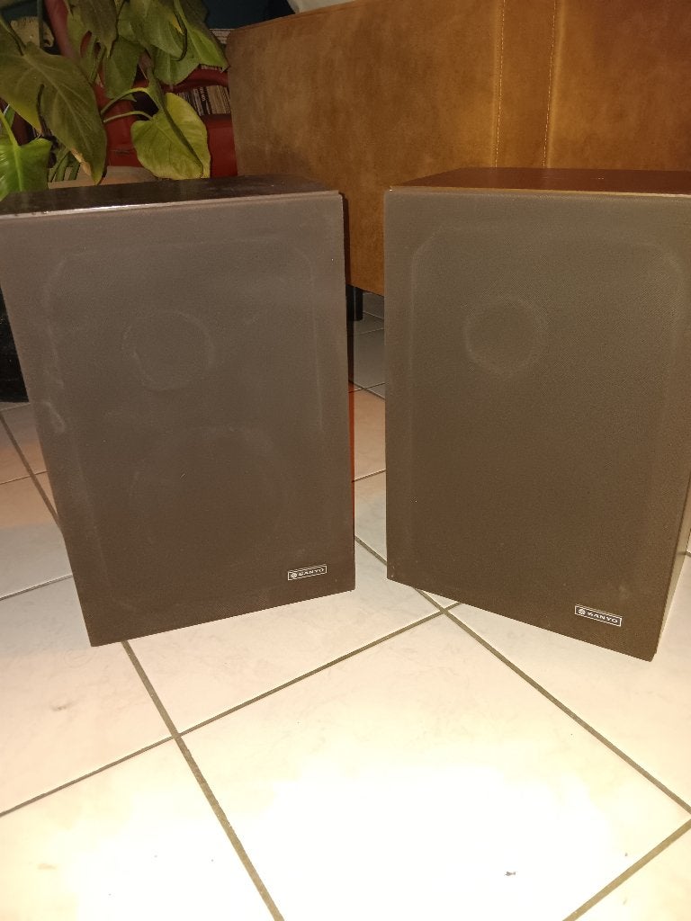 Vintage Sanyo SX 807A luidsprekers, Gebruikt, Speakerset, Minder dan 60 watt, Ophalen