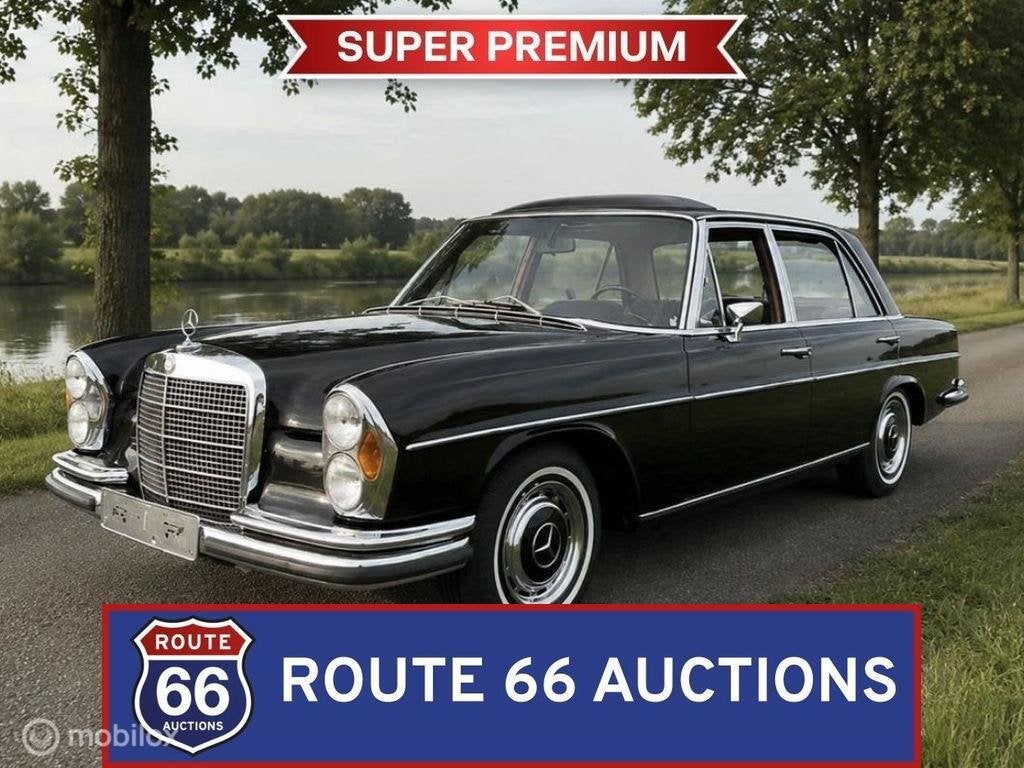 Mercedes-Benz 300 SEL | 1970 | Route 66 Auctions, Autos, Achat, Entreprise, Boîte manuelle, Autre carrosserie