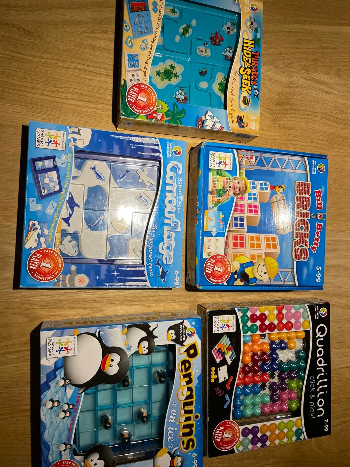 Smartgames (5 spellen), Kinderen en Baby's, Ophalen, Zo goed als nieuw
