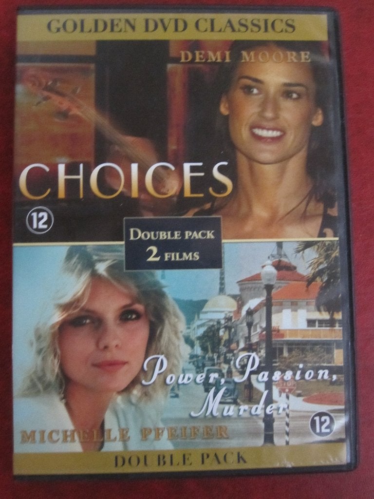 Choices + Power, Passion, Murder (2 films op 1 DVD), Cd's en Dvd's, Dvd's | Overige Dvd's, Engels, Nederlands, Ophalen of Verzenden