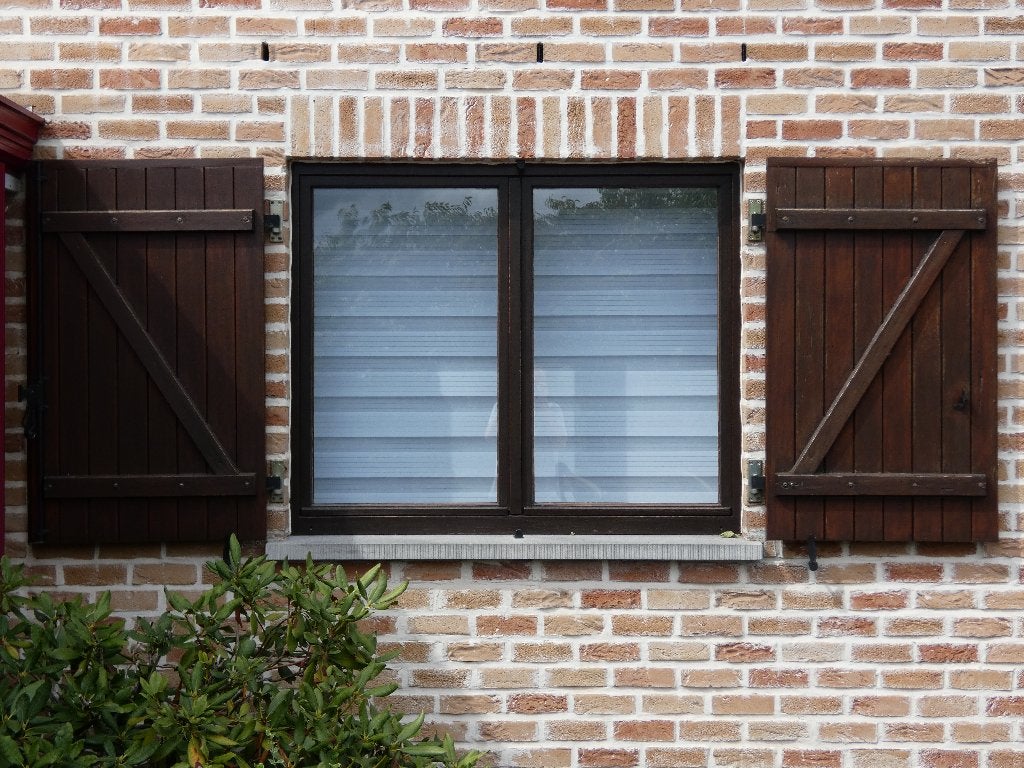 Volets en bois pour fenêtres, Enlèvement, Utilisé, 100 à 150 cm, 100 à 150 cm