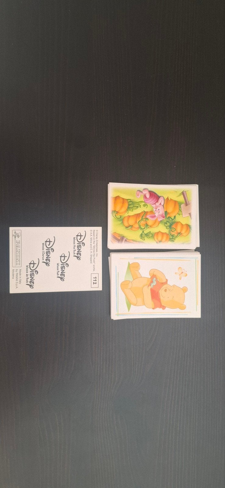 panini winnie l ourson, Enlèvement ou Envoi