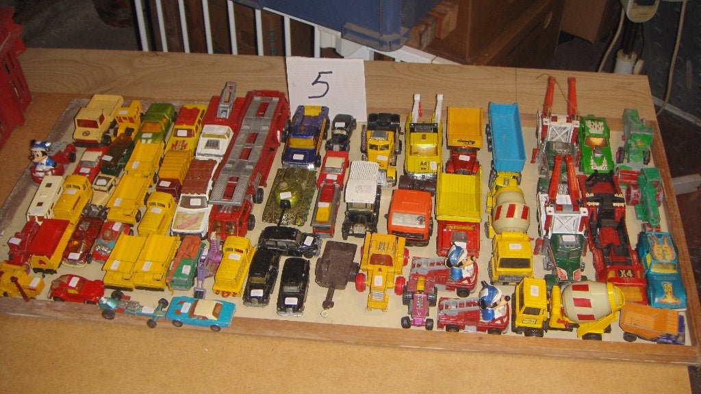 LOT VAN 60 MATCHBOX-AUTO'S UIT DE JAREN 70, Ophalen of Verzenden, Gebruikt, Matchbox
