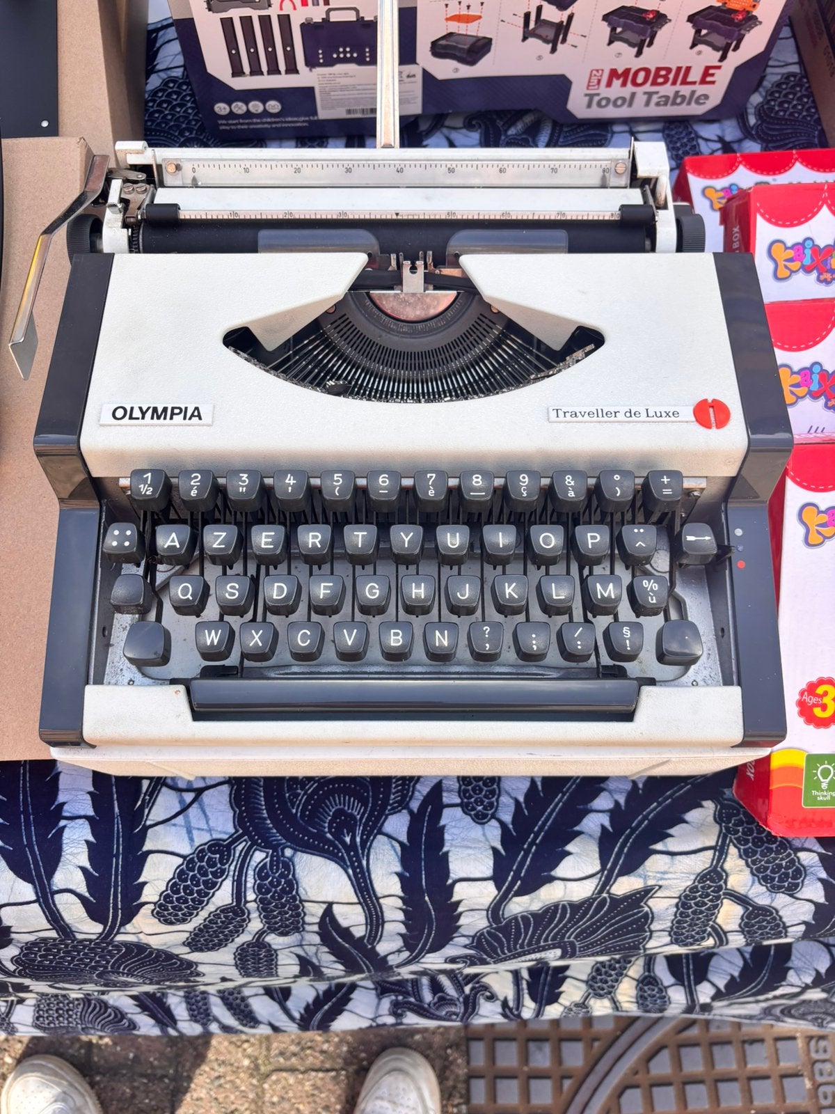 Olympia Traveller de Luxe Typemachine – Vintage, Ophalen, Gebruikt
