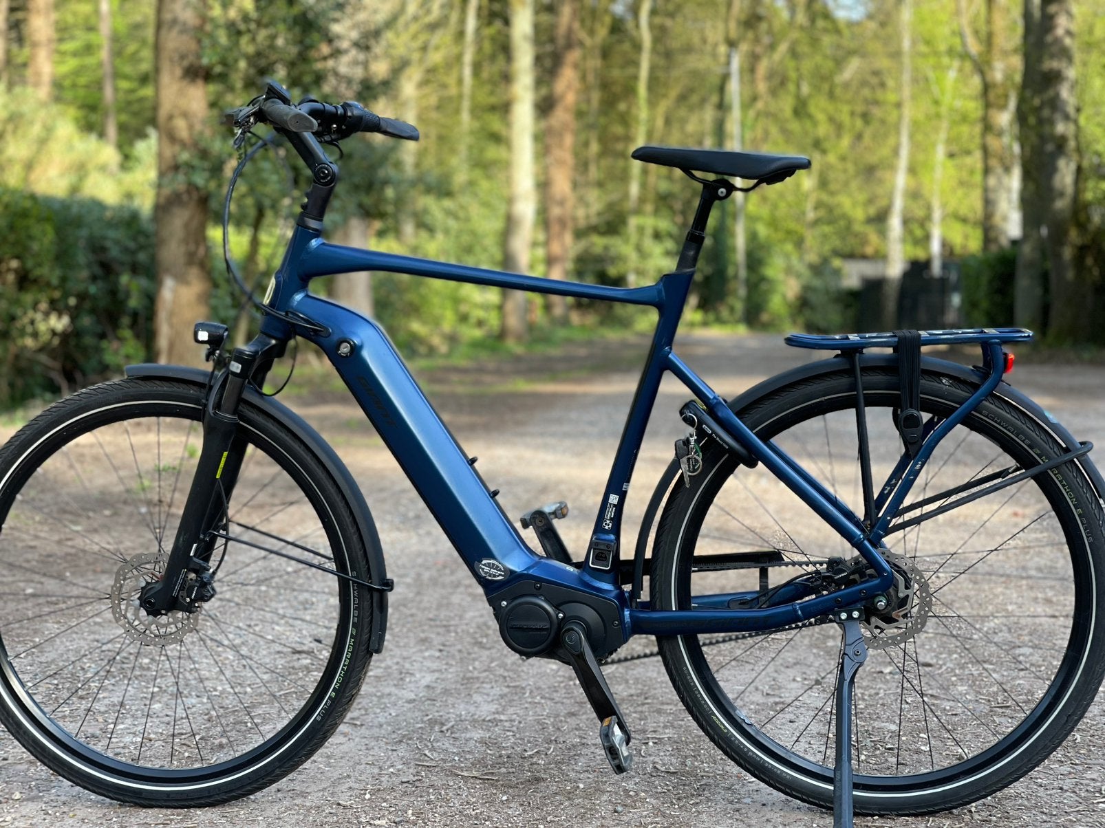 Giant Dailytour E+1 elektrische herenfiets in topstaat., Ophalen, Giant, Zo goed als nieuw, 50 km per accu of meer