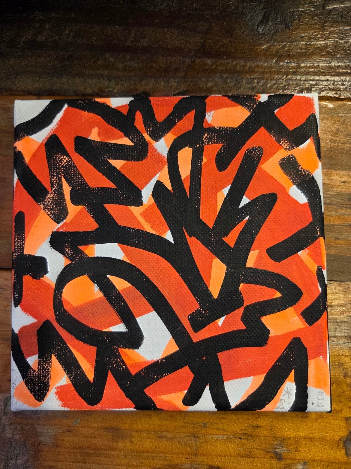Benjamin Van Oost, Antiek en Kunst, Kunst | Schilderijen | Abstract, Ophalen of Verzenden