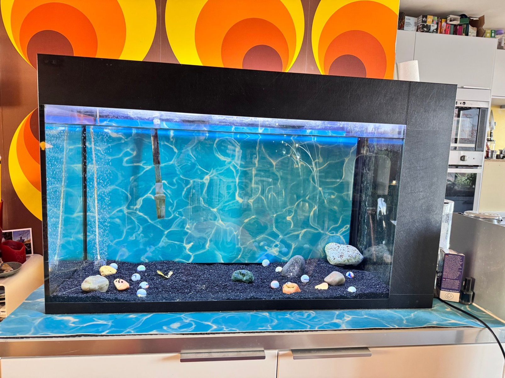 Aquarium 240l et pompe Tetra 800, Ophalen, Gebruikt, Pomp, Leeg aquarium