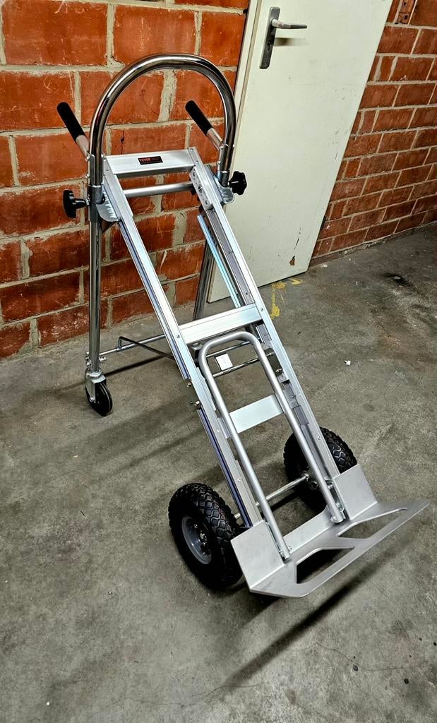 3-in-1 aluminium opvouwbare steekwagen., 100 liter of meer, Ophalen, Nieuw, Steekwagen