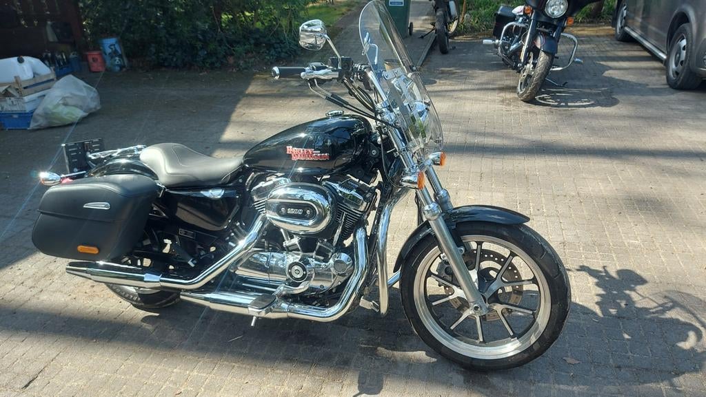 Harley davidson sportster superlow originele mooie staat!, Motoren, Handvatverwarming, 2 cilinders, Nieuw, Particulier