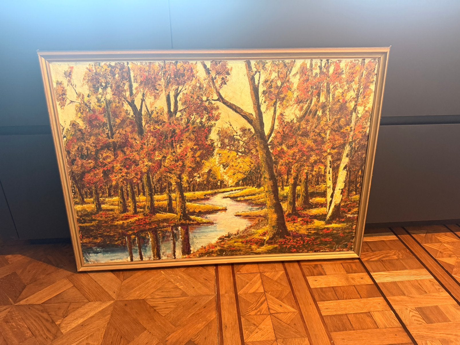 Arbres en automne, Antiquités & Art, Enlèvement, Toile