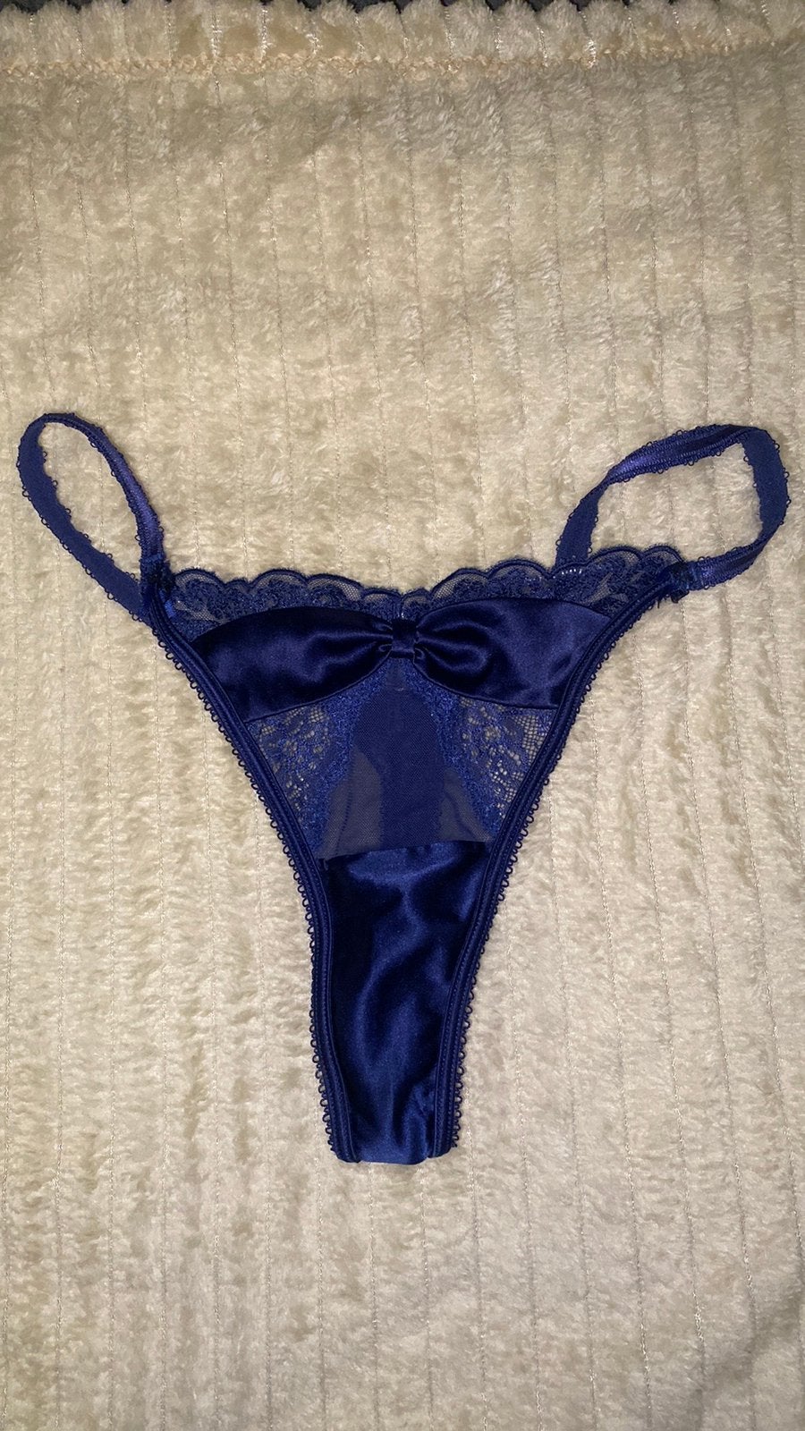 Koningsblauwe string van lounge maatje s, Kleding | Dames, Ophalen of Verzenden, String