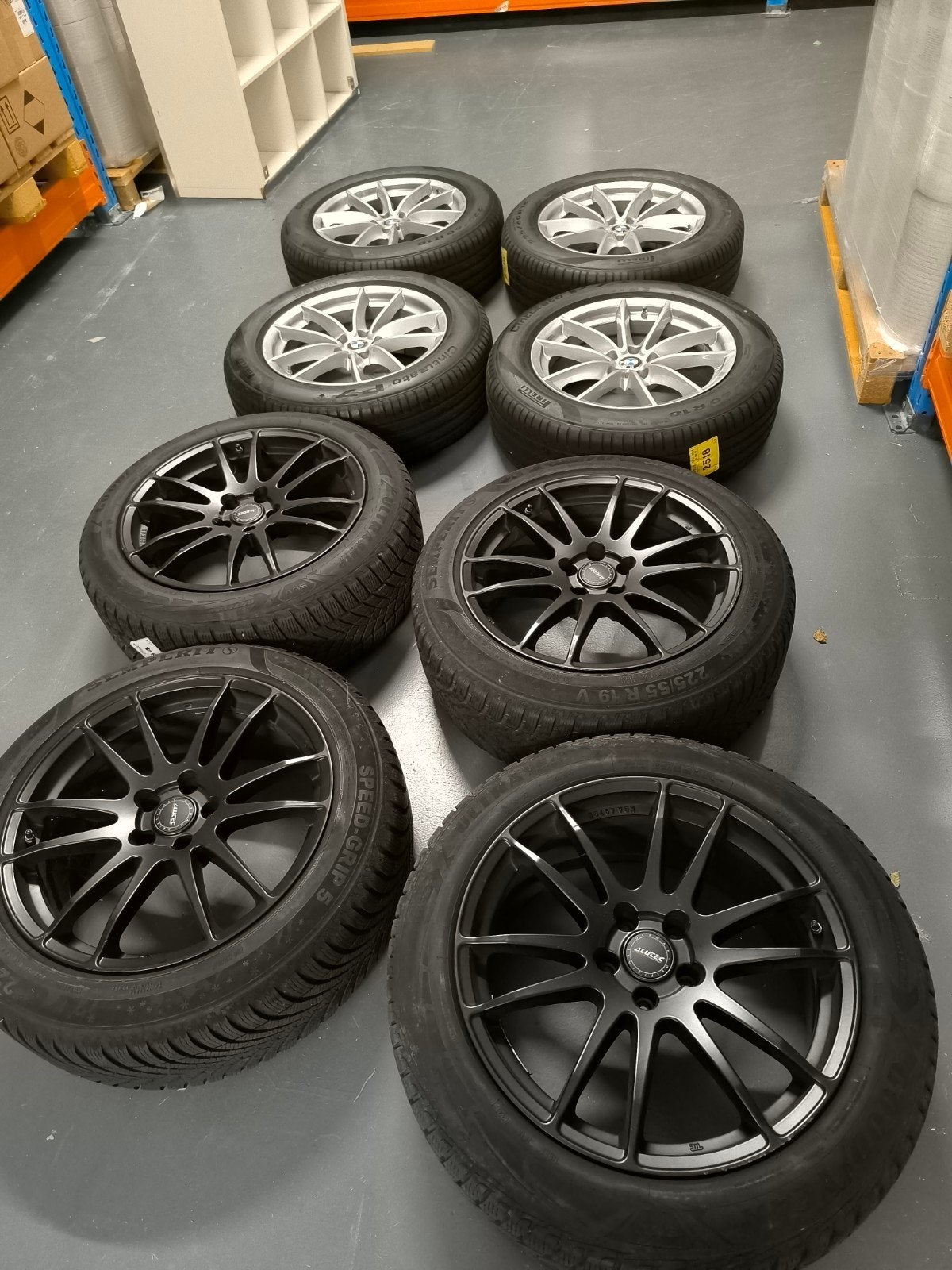 19 en 18 inch bmw velgen met banden, 4 Saisons, Enlèvement, Pneu(s), 18 pouces