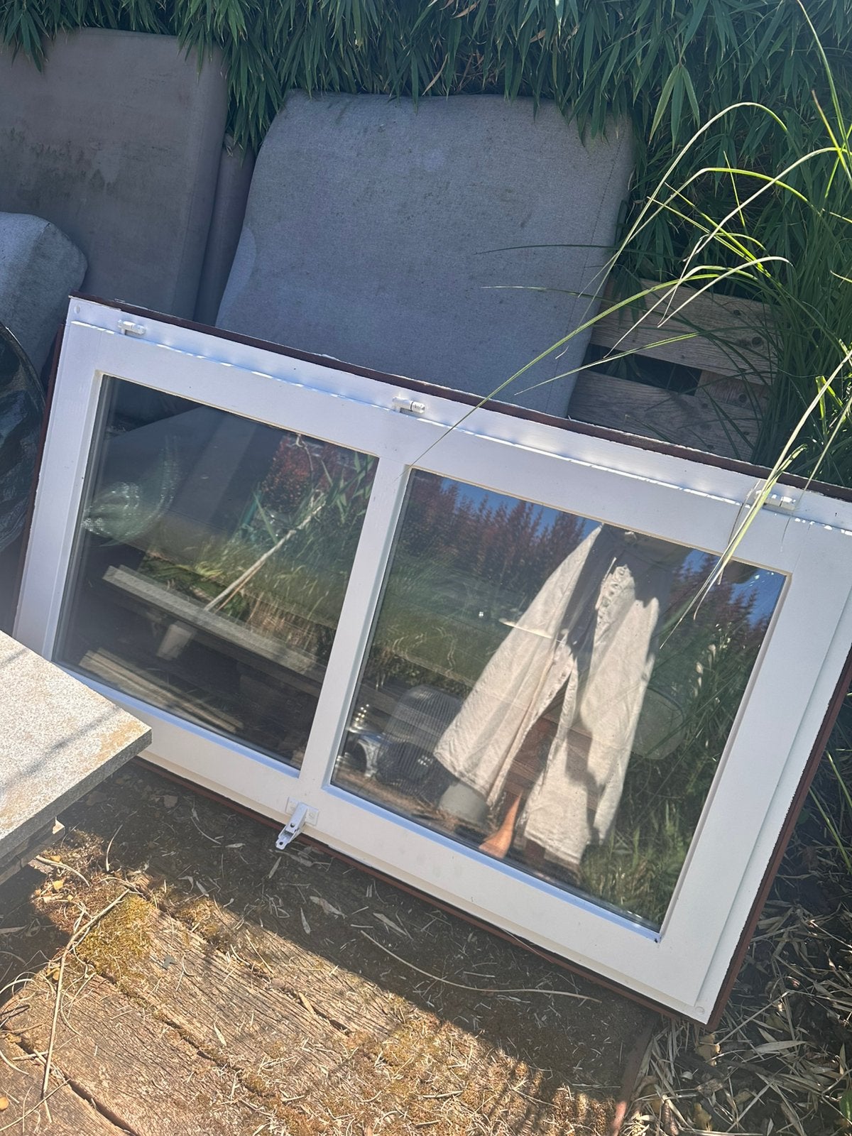Raam 131x75, Ophalen, Gebruikt, Minder dan 75 cm, Raamkozijn