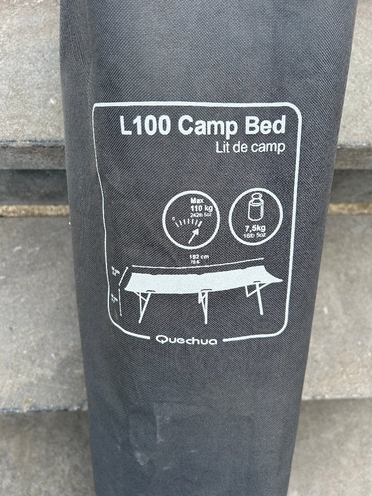 Lit de camp Décathlon, Caravanes & Camping, Accessoires de camping, Enlèvement, Comme neuf