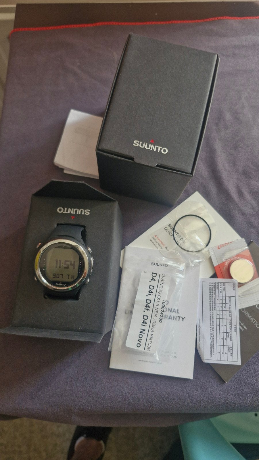 Suunto D4i, Watersport en Boten, Duiken, Ophalen