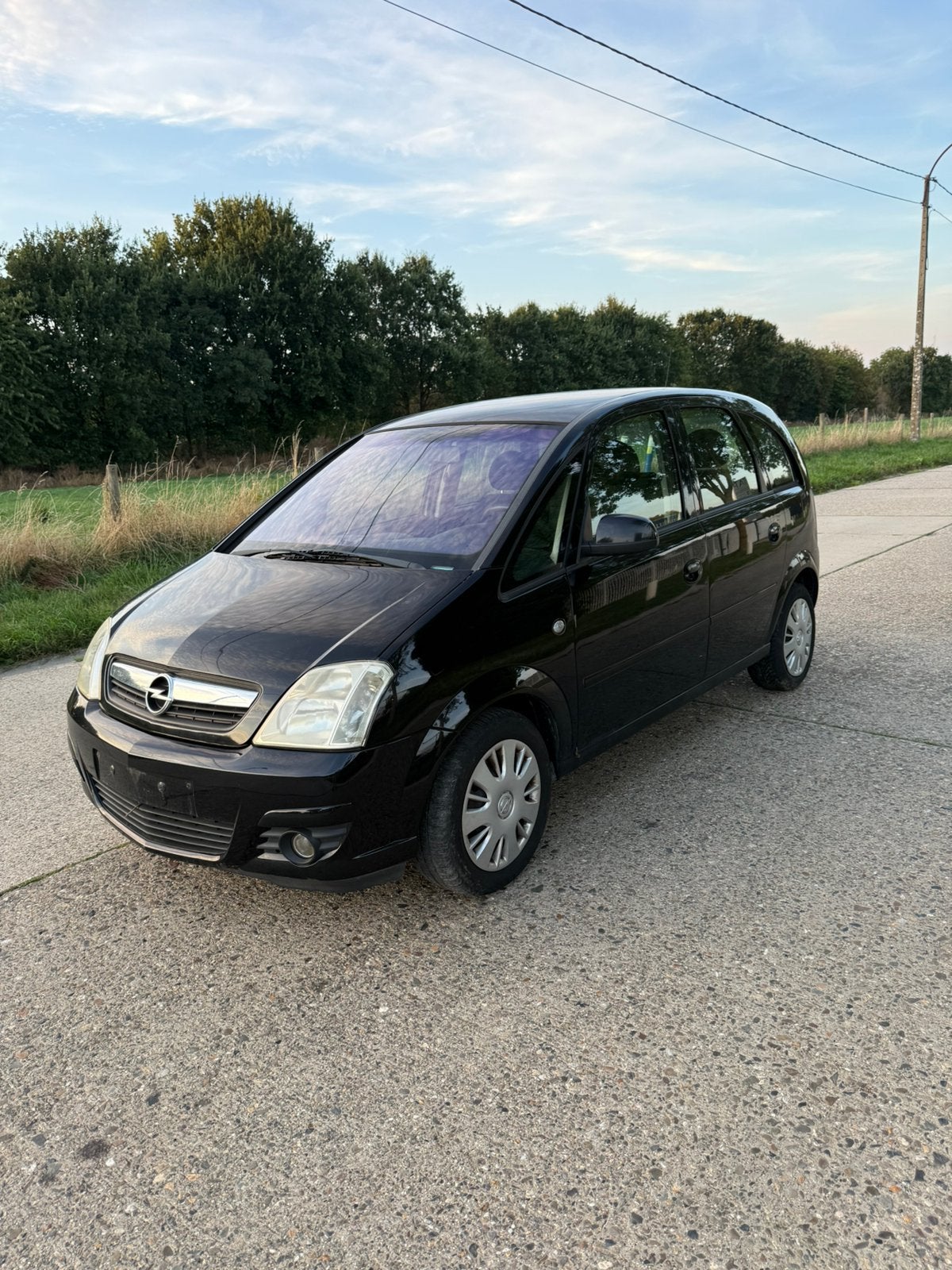 OPEL MERIVA 1.3 CDTI 2008 OVERNAMEWAGEN EXPORT ZO MEENEMEN, Auto's, Opel, Voorwielaandrijving, Zwart, 4 cilinders, Zwart