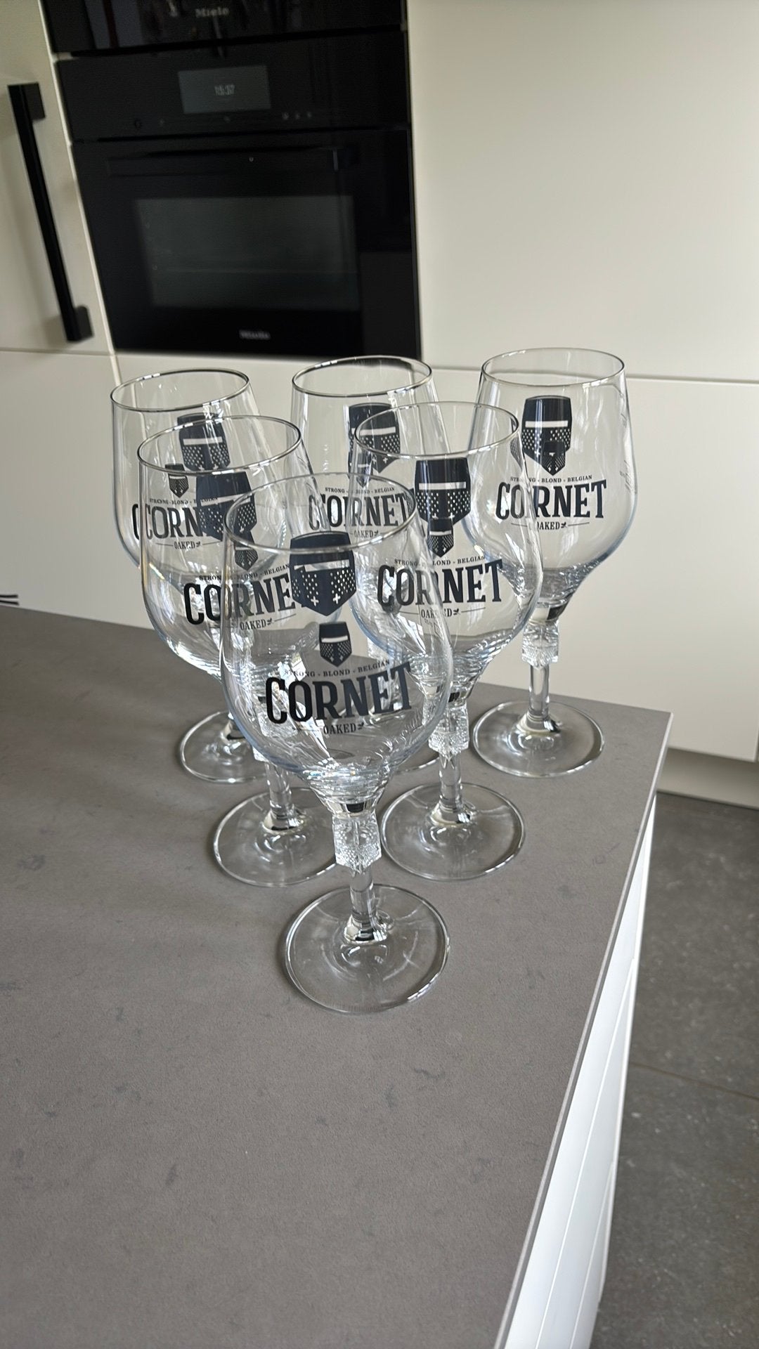 CORNET glazen 6stuks, Verzamelen, Ophalen of Verzenden, Zo goed als nieuw