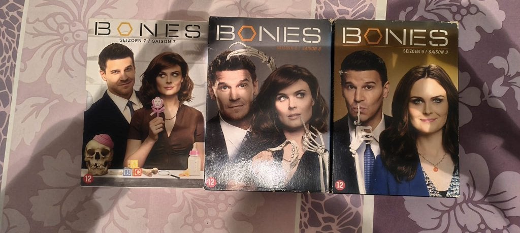 3 DVD-boxen van "Bones" (Seizoenen 7-8-9), Cd's en Dvd's, Ophalen of Verzenden, Gebruikt, Overige seizoenen