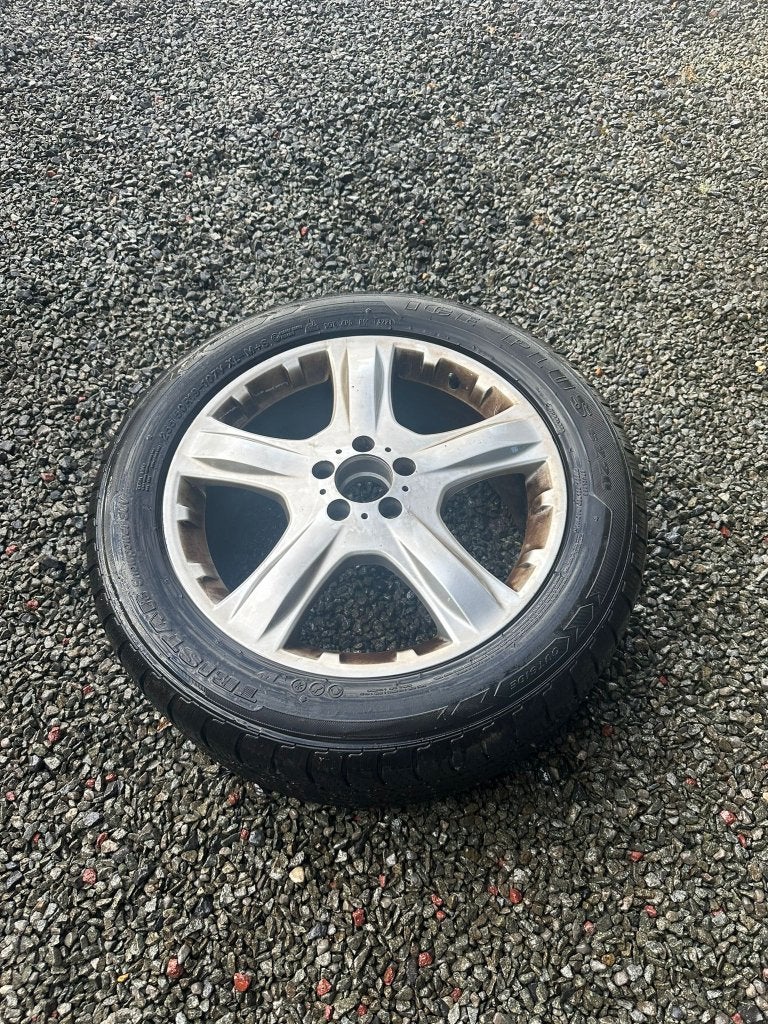 1 set alu velgen Mercedes ML 19 duims + winterbanden, Auto-onderdelen, Banden en Velgen, 255 mm, Velg(en), Winterbanden, Terreinwagen