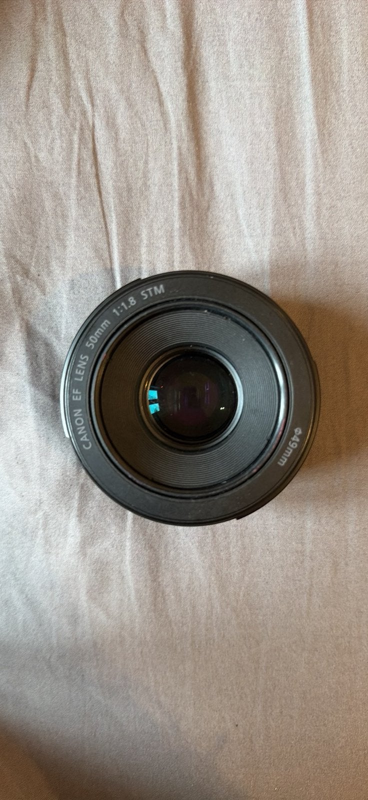 Canon lens 50mm 1.8f, Ophalen of Verzenden, Zo goed als nieuw