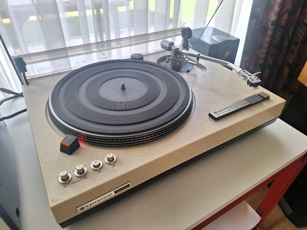 Vintage Kenwood KD550 in absolute originele topstaat, TV, Hi-fi & Vidéo, Tourne-disques, Autres marques, Réglage pitch, Tourne-disque