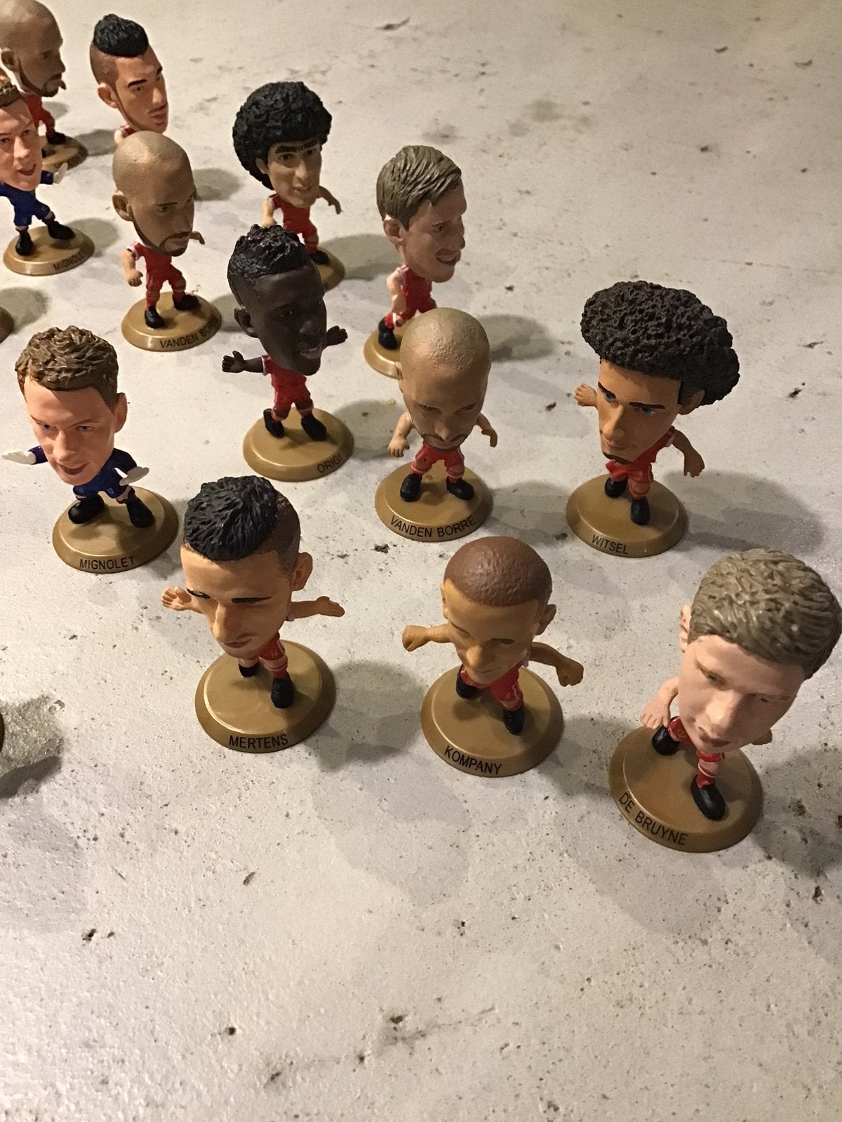 Voetbal figuren Rode Duivels, Ophalen of Verzenden, Zo goed als nieuw