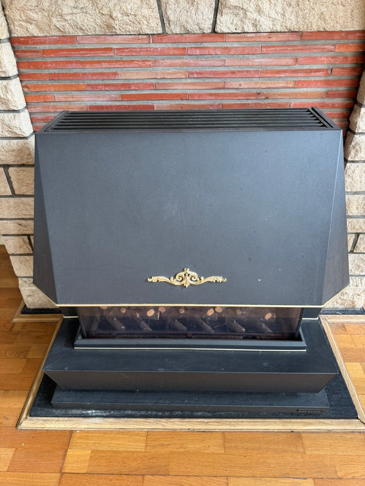 Cheminée à gaz/chauffage au gaz, Maison & Meubles, Enlèvement, Comme neuf, Cheminée au gaz