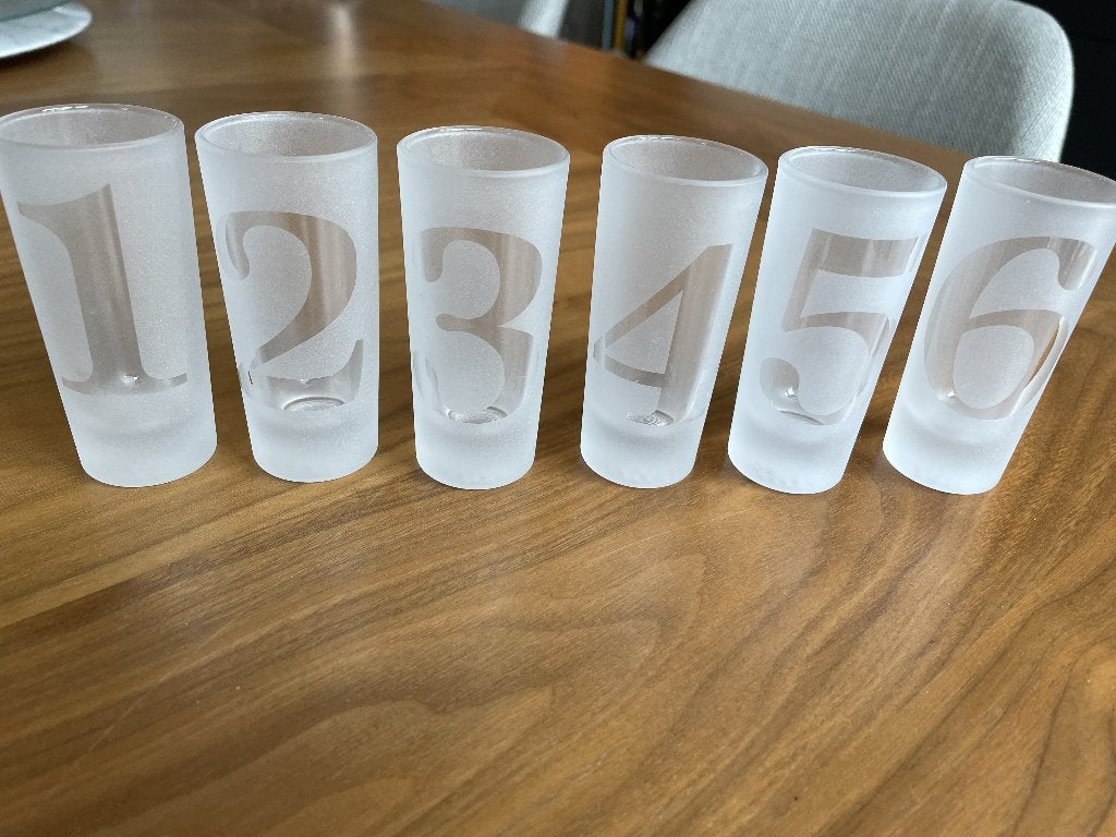 Shotglazen, Ophalen of Verzenden, Zo goed als nieuw