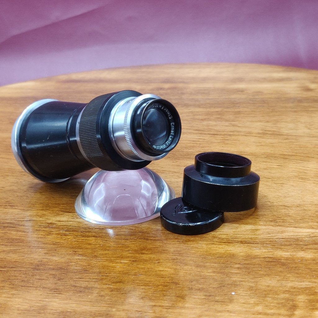 Leitz Berg Elmar 105mm 6.3 chrome pour Leica, TV, Hi-fi & Vidéo, Enlèvement ou Envoi, Utilisé, Compact, Leica
