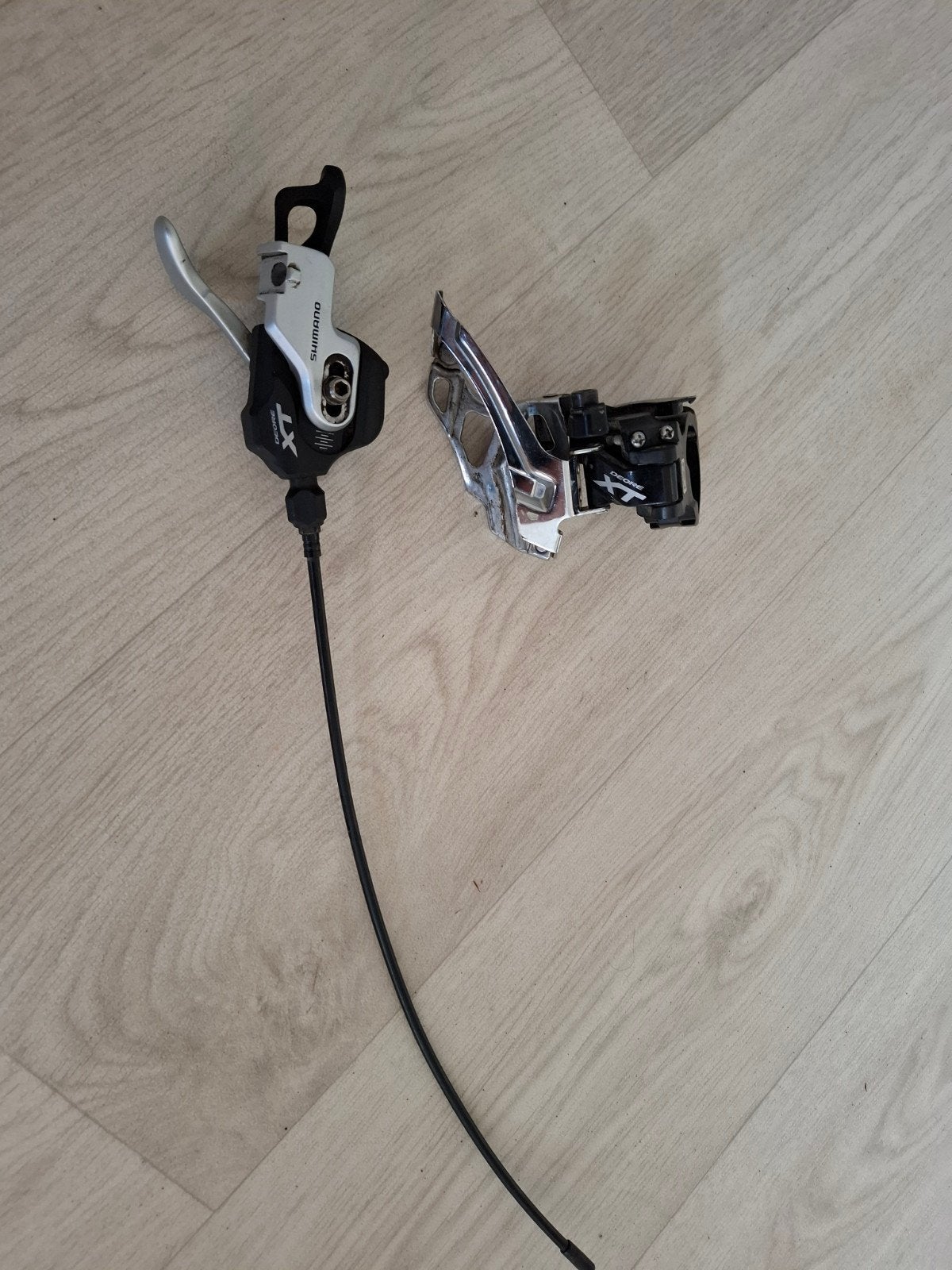 Shimano DEORE XT derailleur, Gebruikt, Ophalen of Verzenden, Derailleur of Ketting, Aluminium