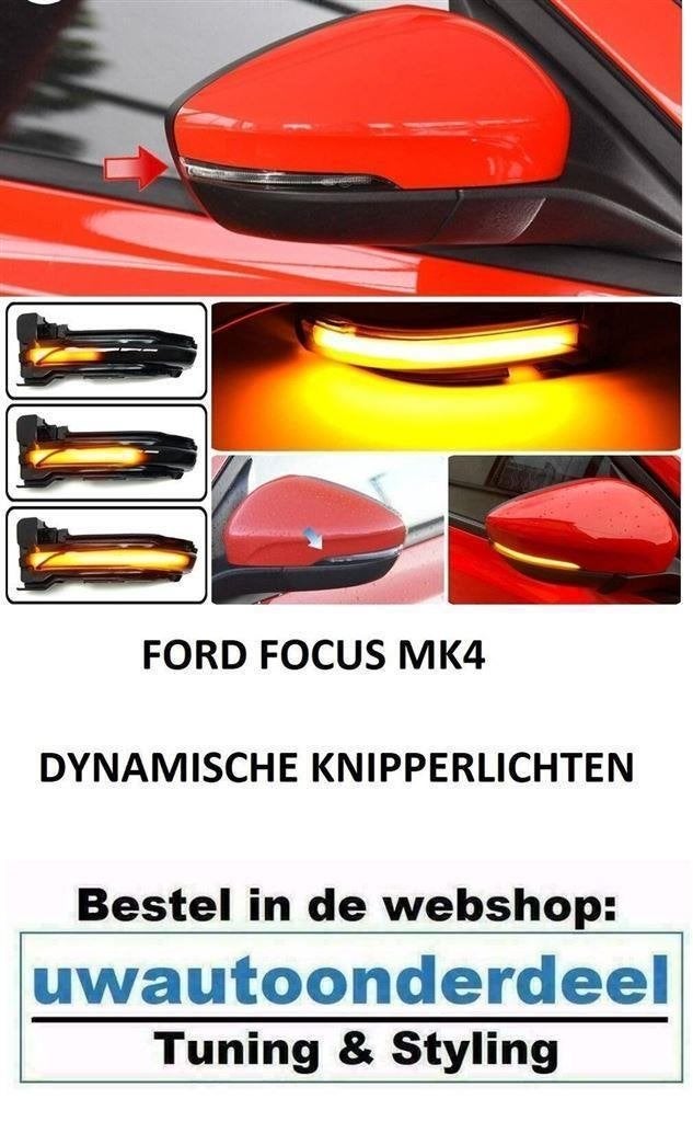 Dynamische Led knipperlichten Voor Ford Focus MK4, Verzenden