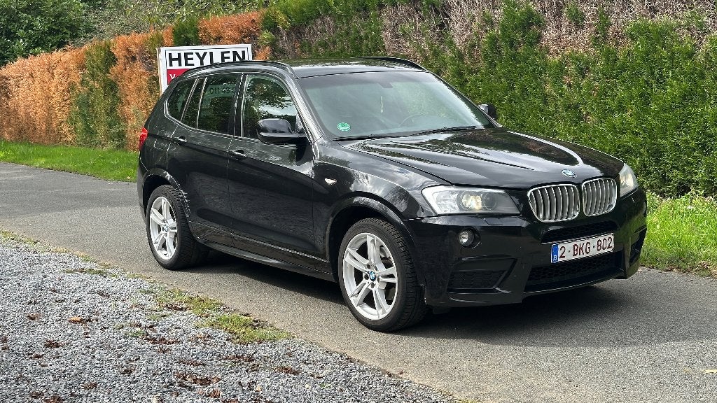 BMW X3 2.0 dA sDrive18 2014, Auto's, Automaat, Achterwielaandrijving, Zwart, Leder
