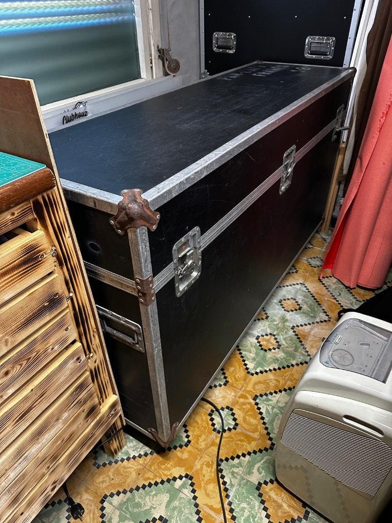 Grote flightcase op wielen, Ophalen, Gebruikt, Overige instrumenten, Flightcase