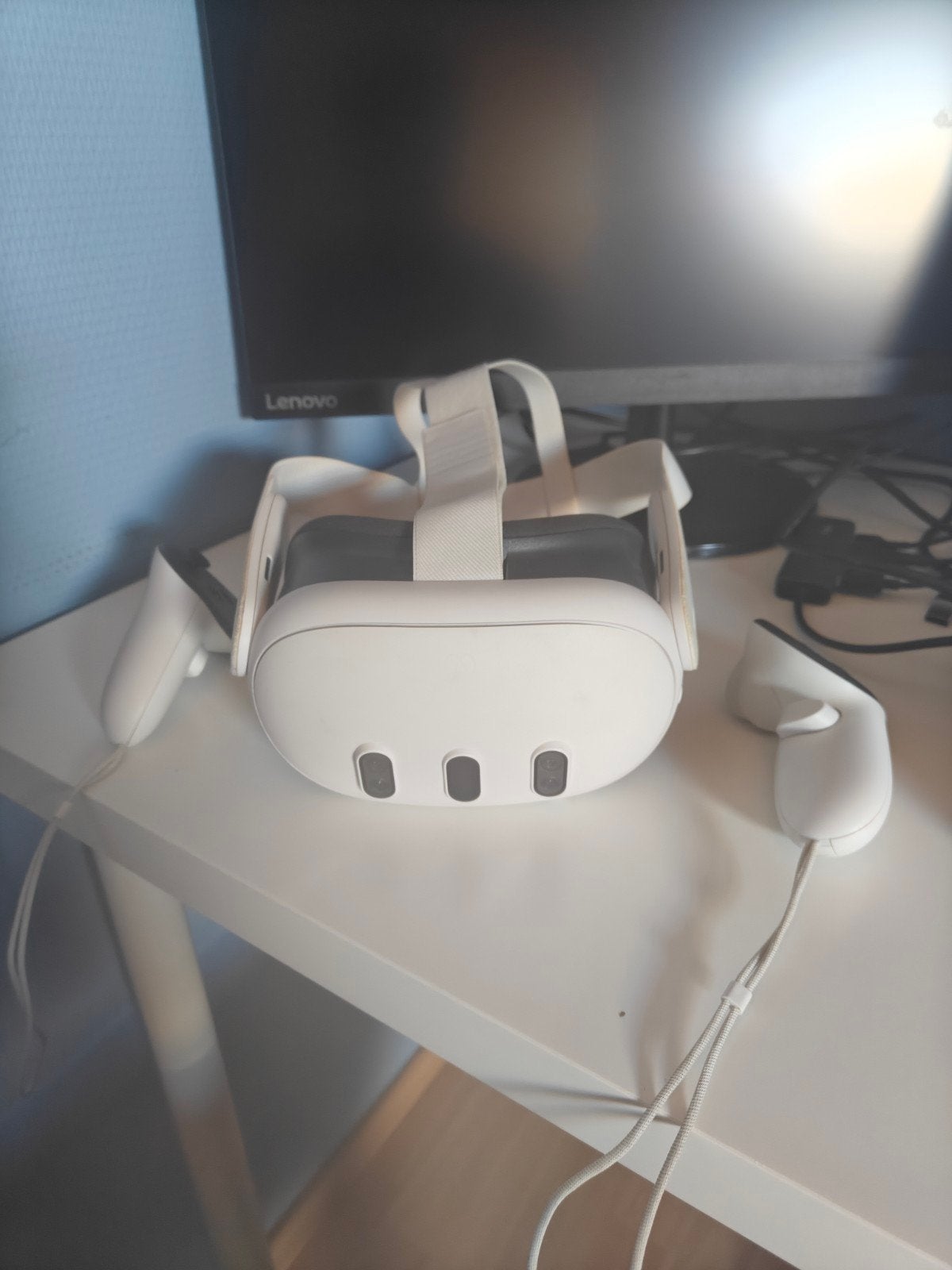 Meta Quest 3 128 GB, Games en Spelcomputers, Virtual Reality, Ophalen, Zo goed als nieuw, VR-bril