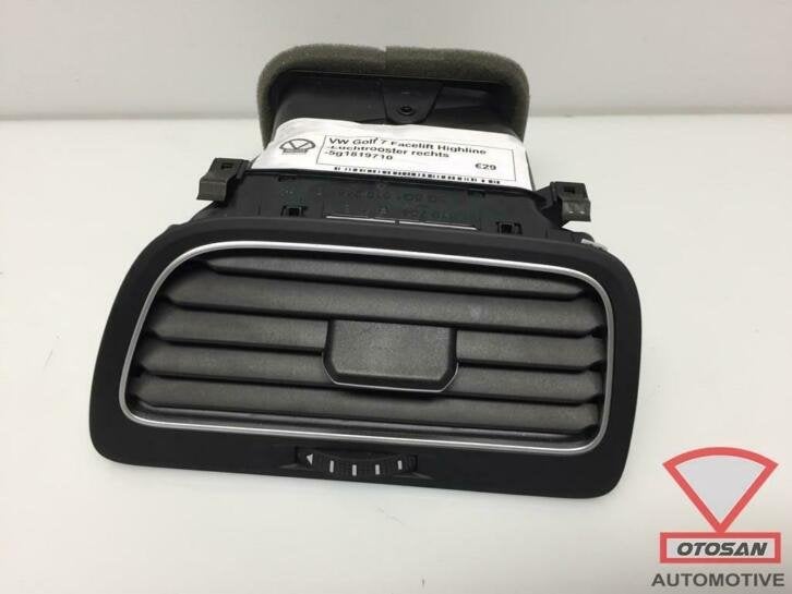 vw golf 7 facelift air vent droite 5g1819710, Volkswagen, Volkswagen AG, Vw@volkswagen.de, Utilisé