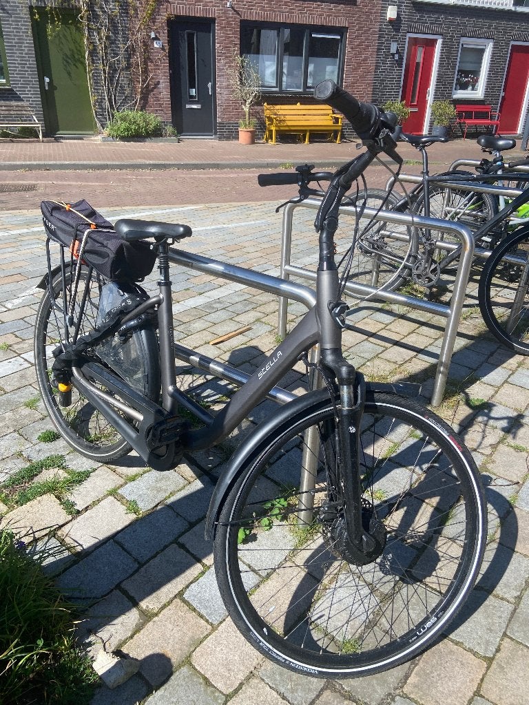 Elektrische fiets Stella Livorno Stone Grey, Autres marques, 51 à 55 cm, 50 km par batterie ou plus, Comme neuf