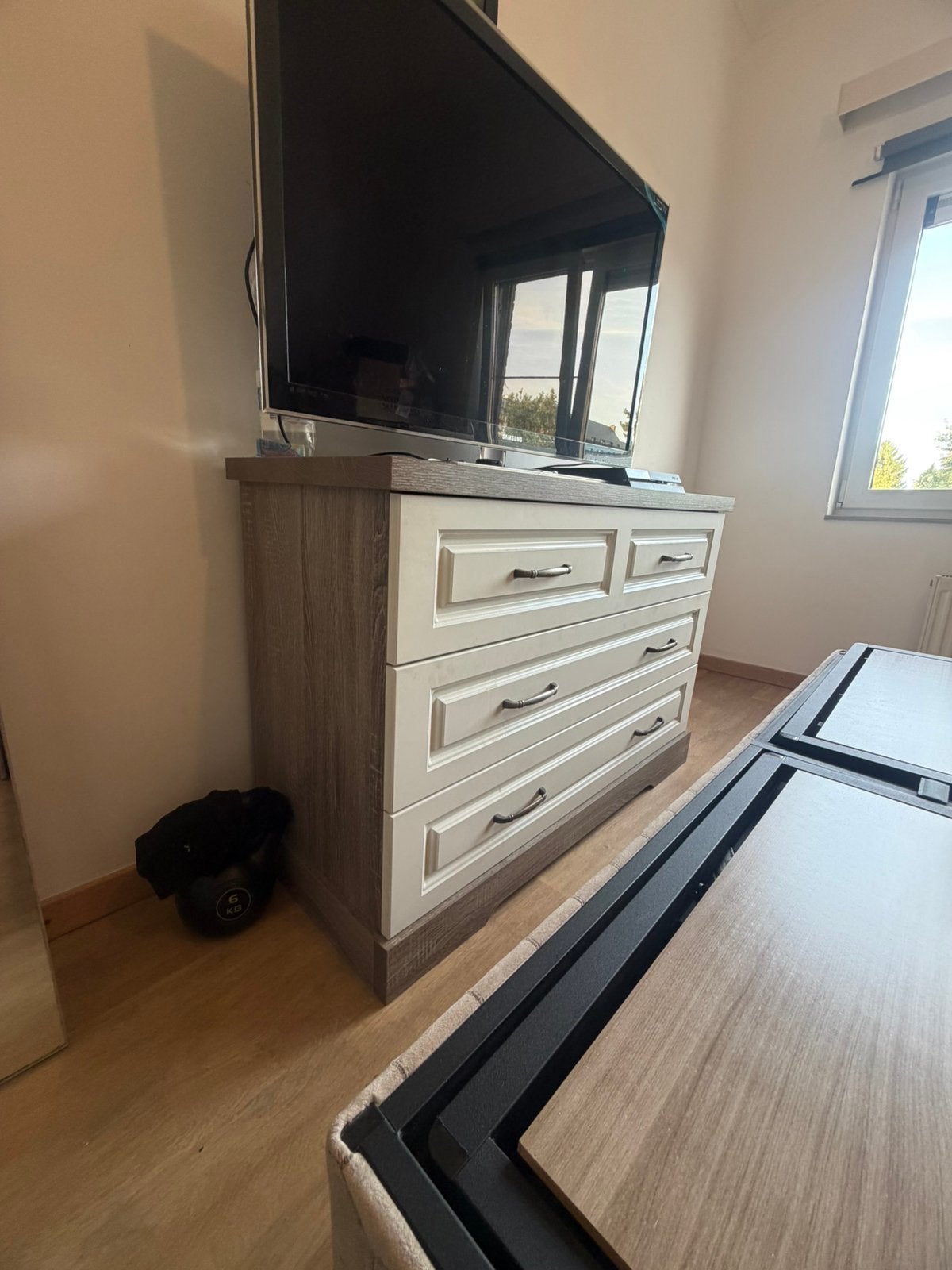Boxspring + kast + commode te koop, Huis en Inrichting, Ophalen