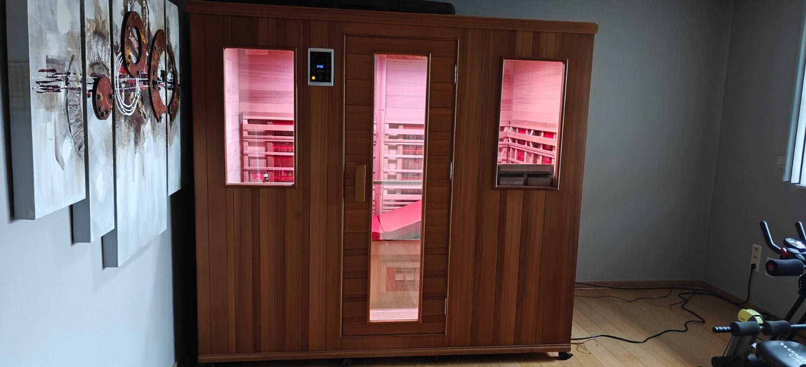 Health mate professionele infrarood sauna tot 5 personen, Sports & Fitness, Enlèvement, Neuf, Infrarouge, Sauna complet